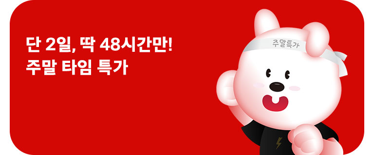 단 2일🔥주말 타임 특가 (3월)