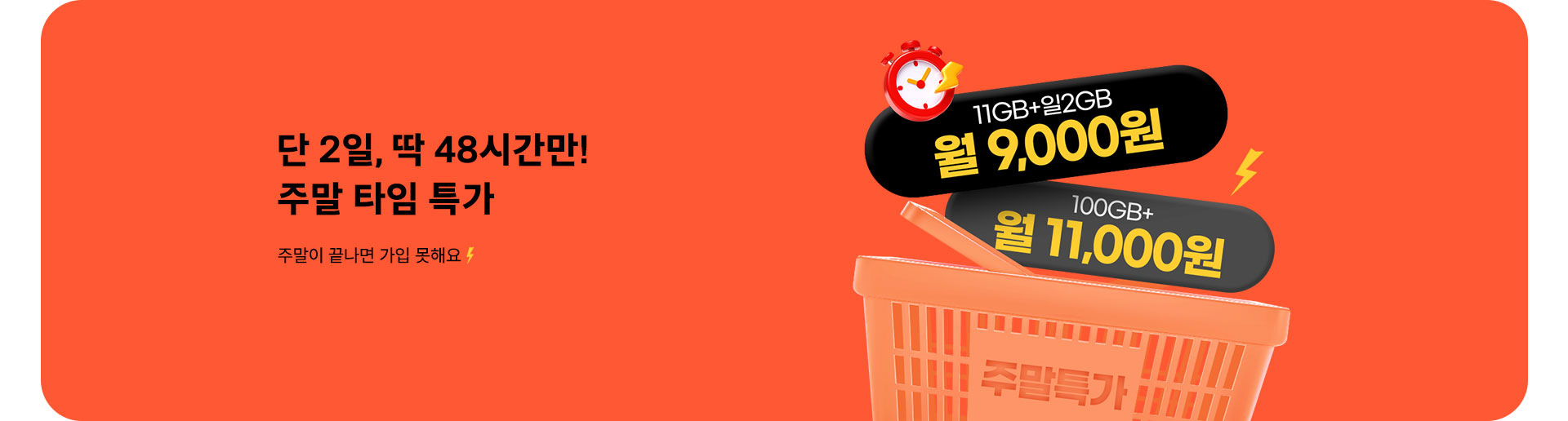 단 2일🔥주말 타임 특가 (3월)