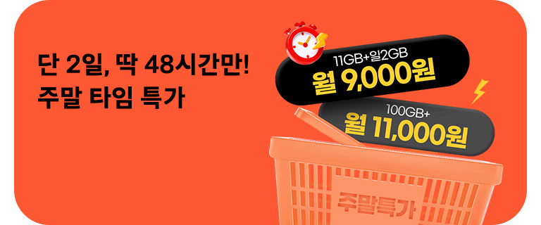 단 2일🔥주말 타임 특가 (3월)